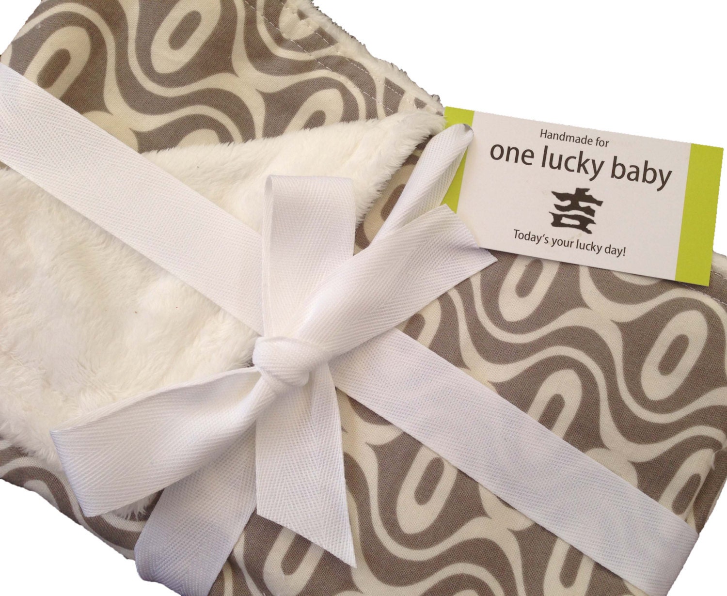 HIPSTER Grey Toddler Blanket