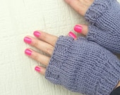 Fingerless Gloves In Organic Cotton. Fingers Free Hand Warmers