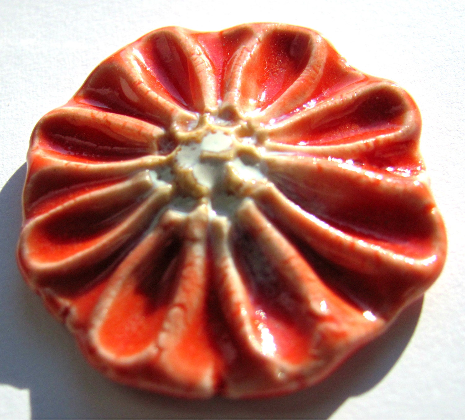 Ceramic Cabochon Flower