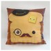 Decorative Pillow, Deluxe Pillow, Throw Pillow, Kawaii Print, Toy Pillow - Monocle Toast