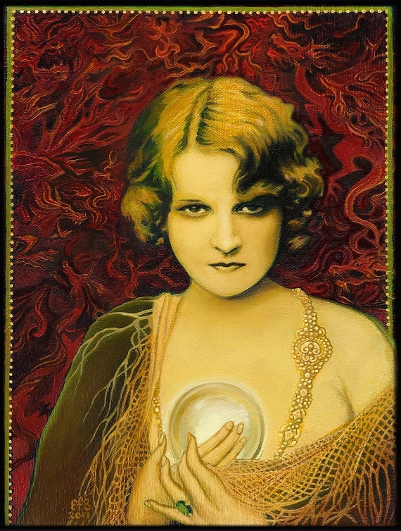 Gypsy Queen Psychic Mythological Goddess Art Print