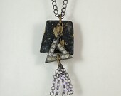 Upcycled Tin Ceiling Necklace