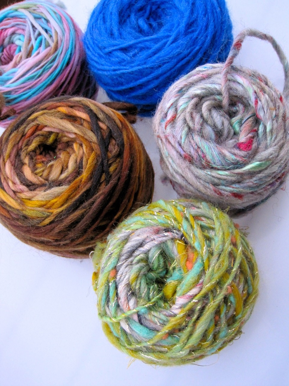 Handspun Yarn Leftover Sampler Pack 03
