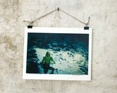 Did you leave this down here - swamp thing, skull, toy photography, green, muck, swamp, creepy, monster, water