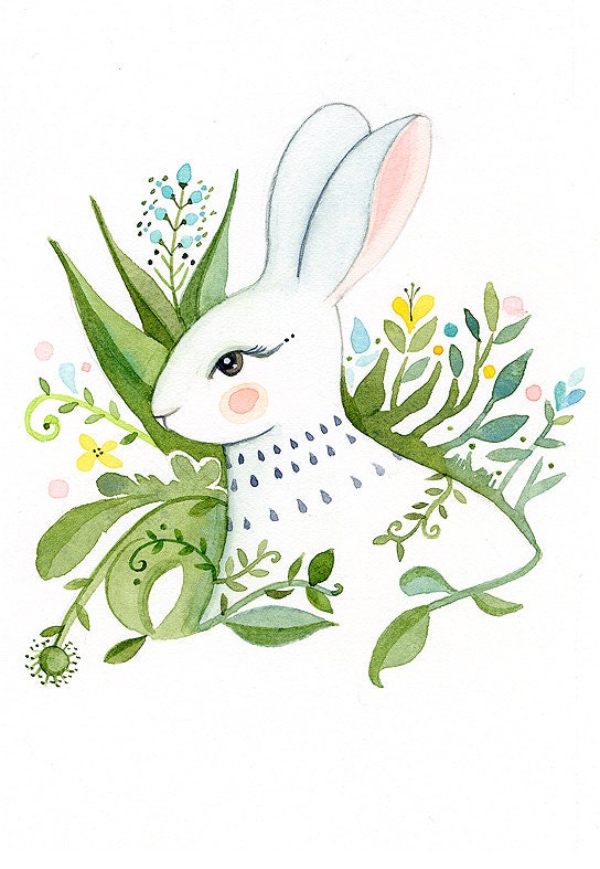Spring Hare - Art Print