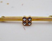 1979 Avon Ice Flower Vintage Bar Pin