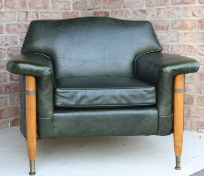 Mid Century Modern Low Style Comfortable Arm Chair