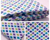 HOLIDAY WEEKEND SALE- Reclaimed Bed LInens--Mosaic Design
