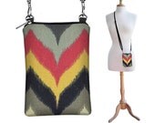 SALE Cell Sling Chevron iPhone Case  Smartphone  Cell Phone  Shoulder Bag iPhone 4,4s,5 Case Women's Cell Phone Case Woman's Sling  Red