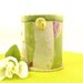 Handmade oval soap dispenser art vase or pencil holder / toothbrush holder O5 SHIPS TODAY