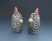 SALE   Modern Bird SALT and PEPPER shakers