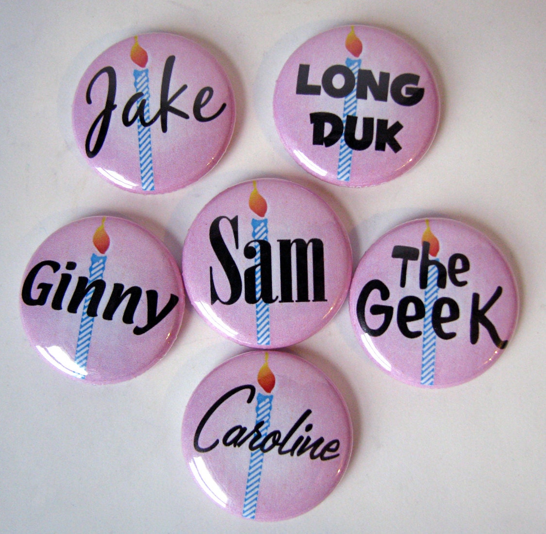 Sixteen Candles - Magnets or Buttons (set of 6)