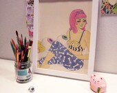 Dreamer - framed original painting