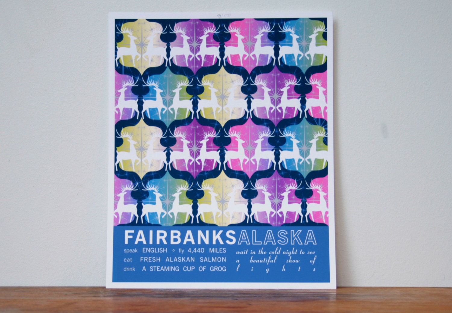 Fairbanks Alaska Travel Poster