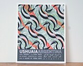 Ushuaia Argentina Travel Poster
