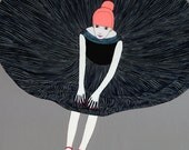 party dress - limited edition art print