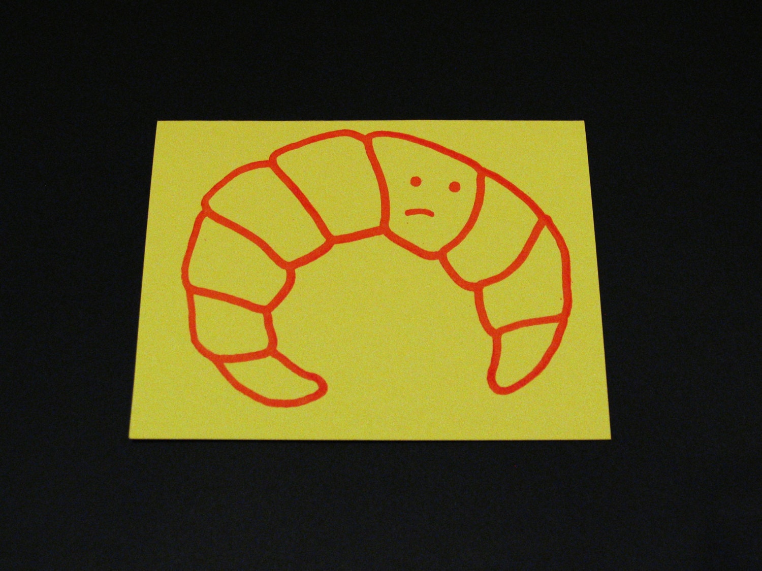 Flaky Croissant Card /// Sorry I've been so flaky