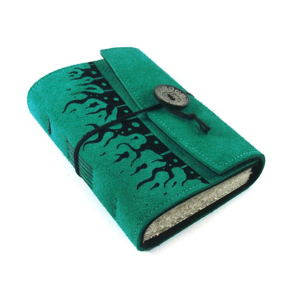 Energy, Journal, Leather, Handmade, Suede, Diary