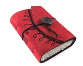 Handmade Journal, Leather, Swirly
