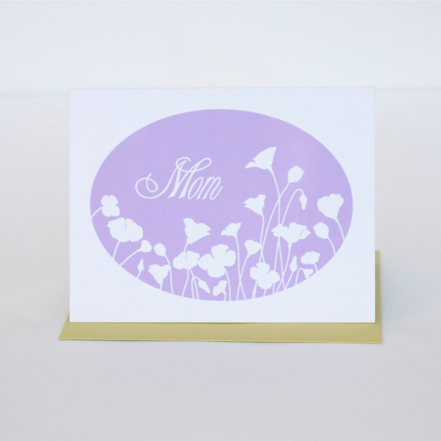 Mother's Day Poppies Silkscreen Card