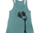 NEW - TREE - "Slow Reach" Women's Tri-Blend Racerback American Apparel Tank Top (4 Color Options)