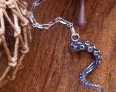 Silver Tentacle Necklace