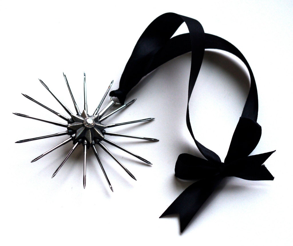 Black Christmas - A Punk Star for Poly Styrene - Pendant