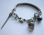 Istanbul Charm  - Bracelet Made from Recycled Iron, Silver and Gemstones