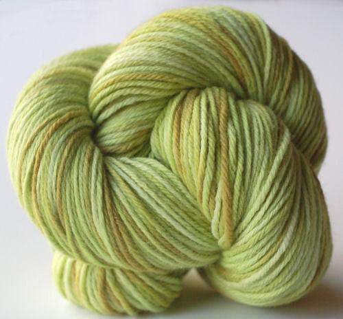 Fresh Celery  - Fingering yarn - dyed to order