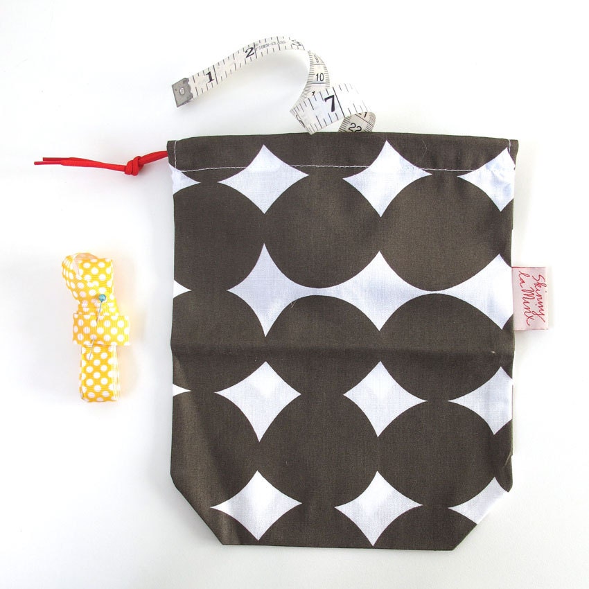 Little cotton bag - Pebble in Smudge
