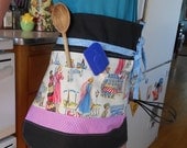 Springtime in Paris Half Apron - One Size