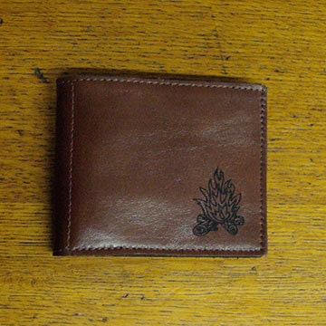 Leather Bike Wallet For Isabelle