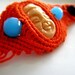 Buddha Head Macrame Hemp Bracelet - Reserved for AGLAIA