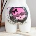 one of a kind - Punk Rock Skull Panty - upcycled cotton jersey panties with cute bow in the back - size 90/94 (small)