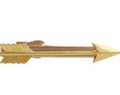 Gold Arrow Tie Bar
