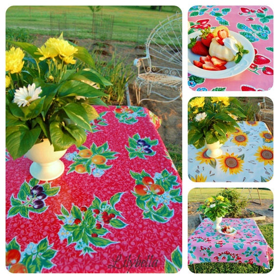 Oilcloth Tablecloth - Square - Choose your Fabric