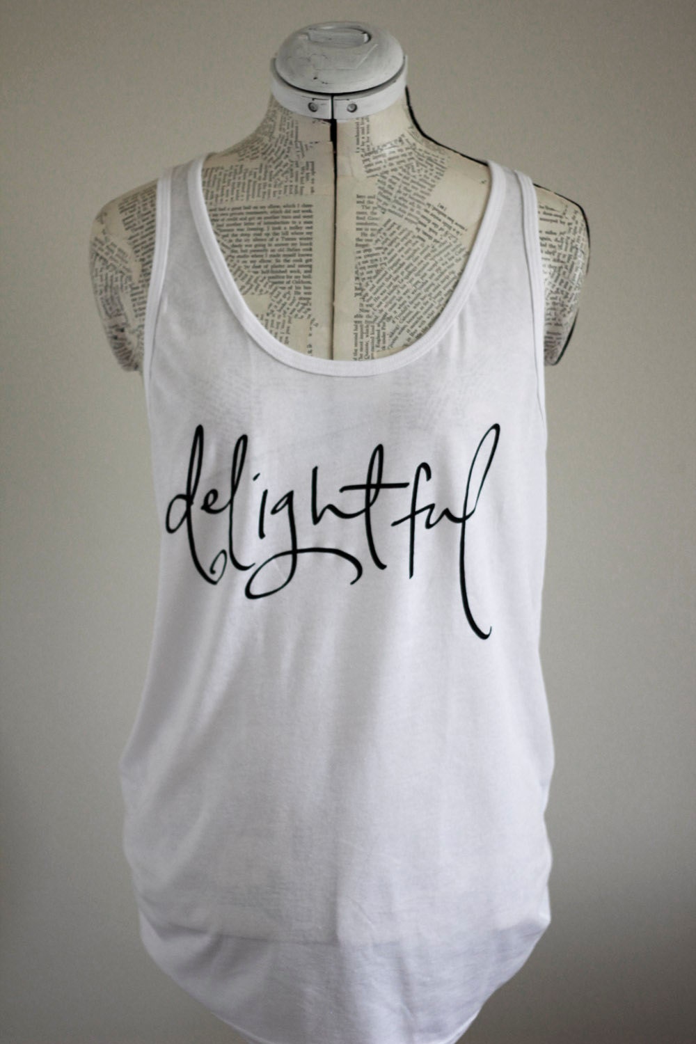 delightful  -  tank top  S, M, L