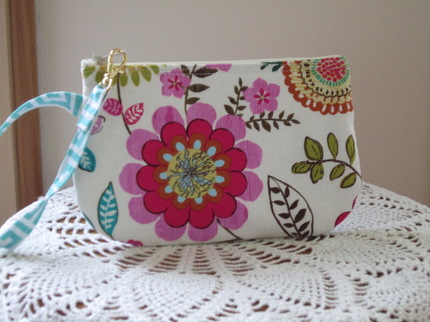 Clutch Wristlet Zipper Gadget Pouch Smart Phone Bag