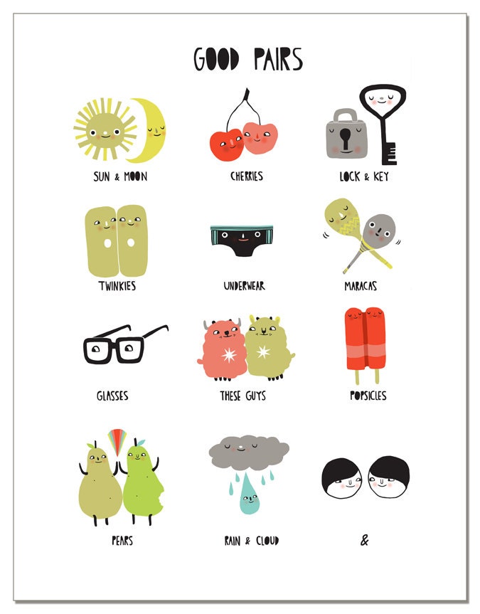 Good Pairs greeting card