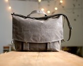 Messenger no.2 - in brown waxed canvas