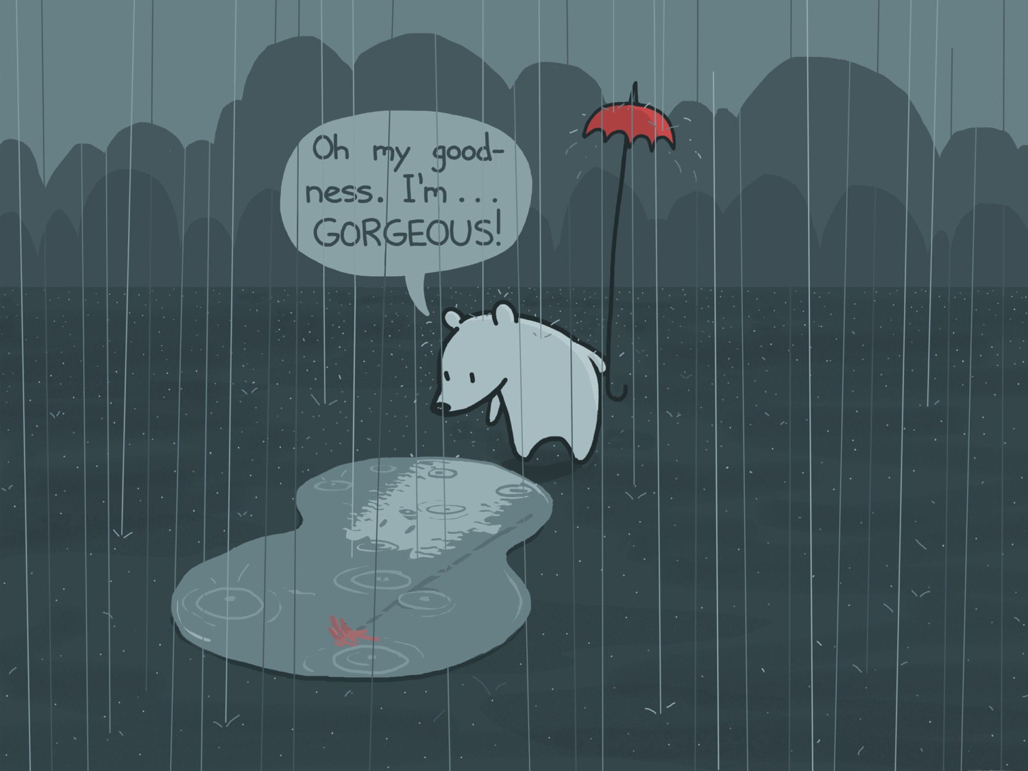 I'm GORGEOUS Art Print