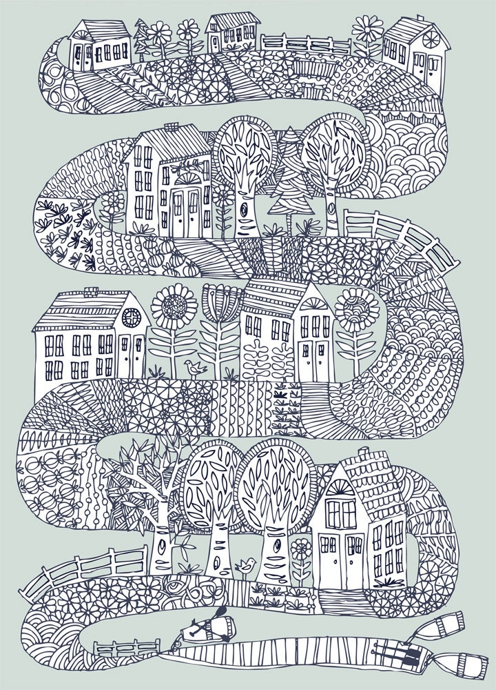shoreline archival print
