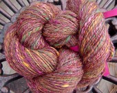 Bountiful Harvest Handspun Wool Mohair Alpaca Silk Yarn 165 yards