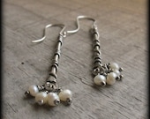 Bramble Earrings with Pearl