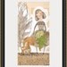 squirrel print - woodland artwork - limited edition - ARCHIVAL - 5 x 10 inches,  by cori dantini