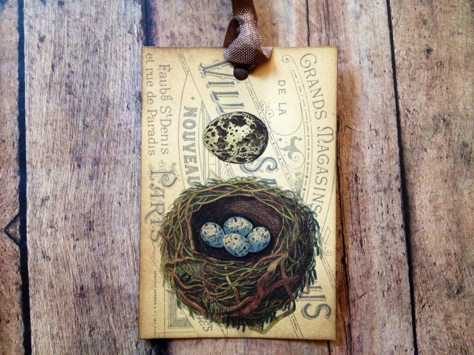 Vintage Nest-Vintage Style Gift Tag