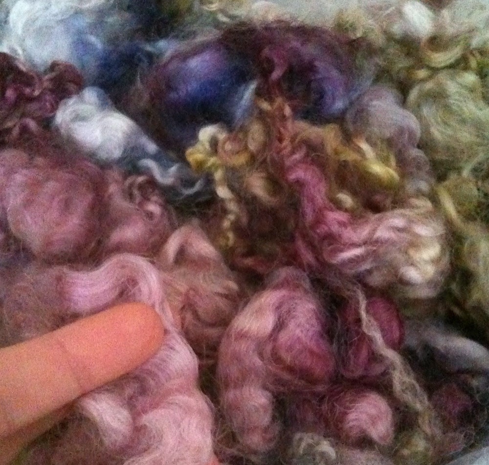 Gotland Handdyed cross Fleece 50g (1.76oz) - DARTMOOR