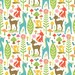 1 Yard - Flannel - Woodland Tails in Cream by Riley Blake Fabrics