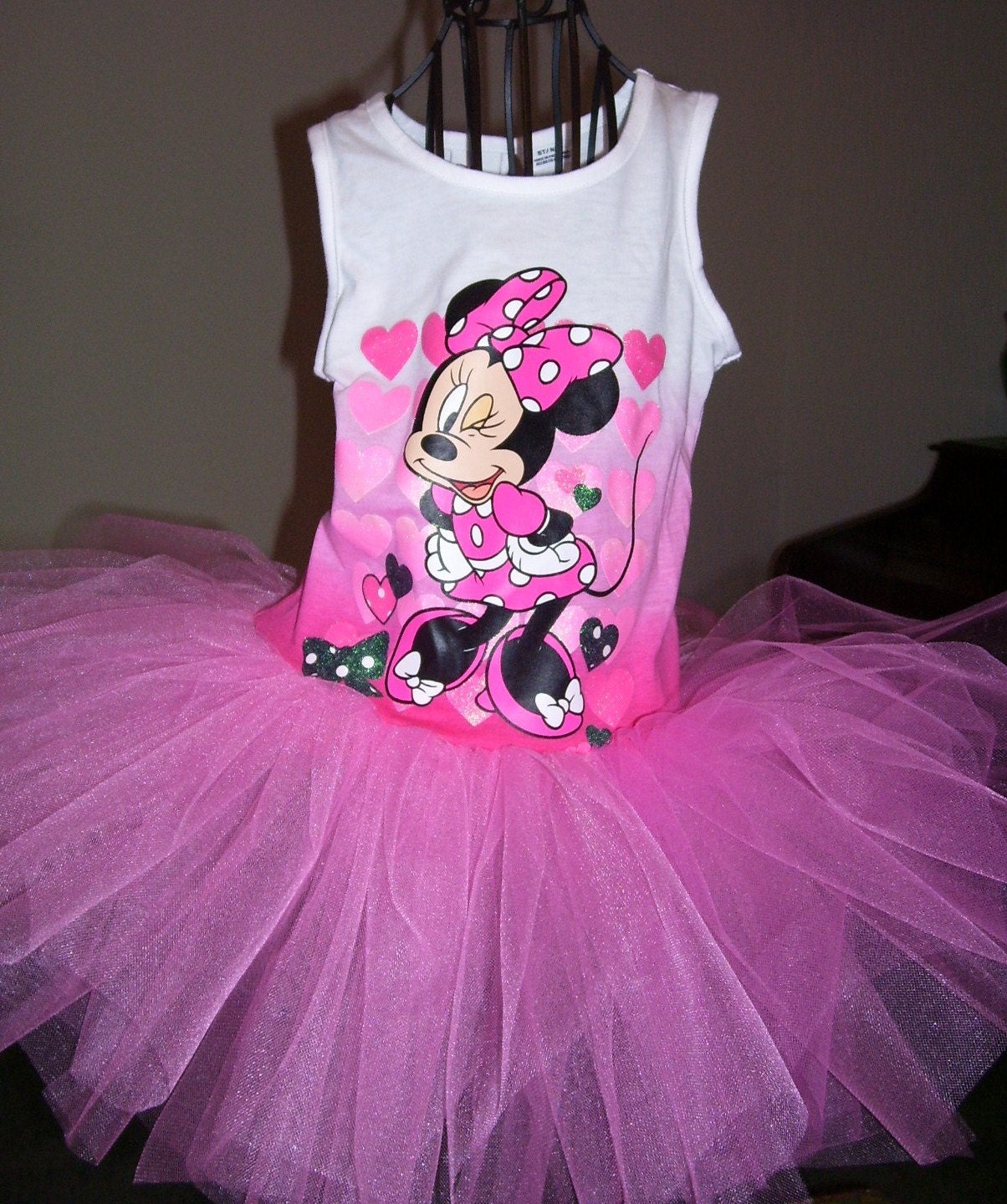 Minnie Mouse sleeveless tutu dress  size 2t..3t..4t .5t