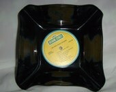 Gift Basket Record Album Bowl - Big Bird Sesame Street - Recycled Vinyl LP